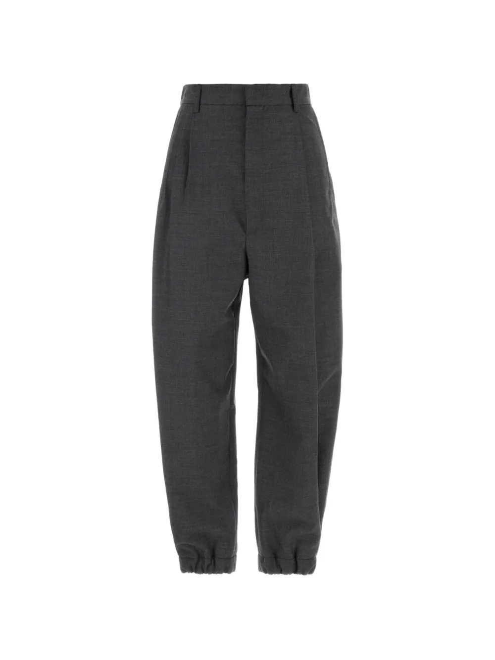 Moschino pleated elasticated-cuff trousers - Grigio