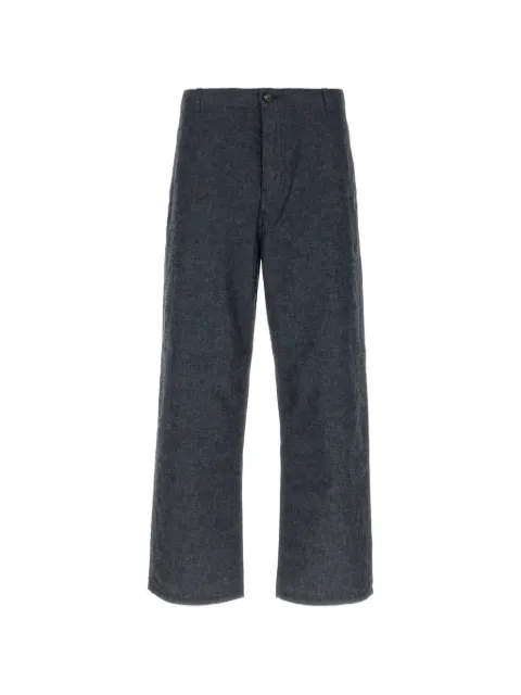 Prada logo-plaque pocket trousers