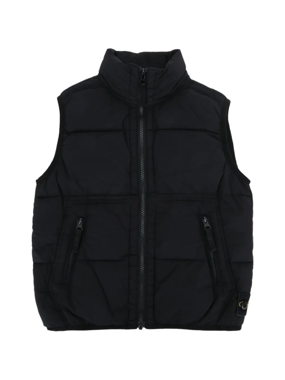 Stone Island Junior quilted padded gilet - Schwarz