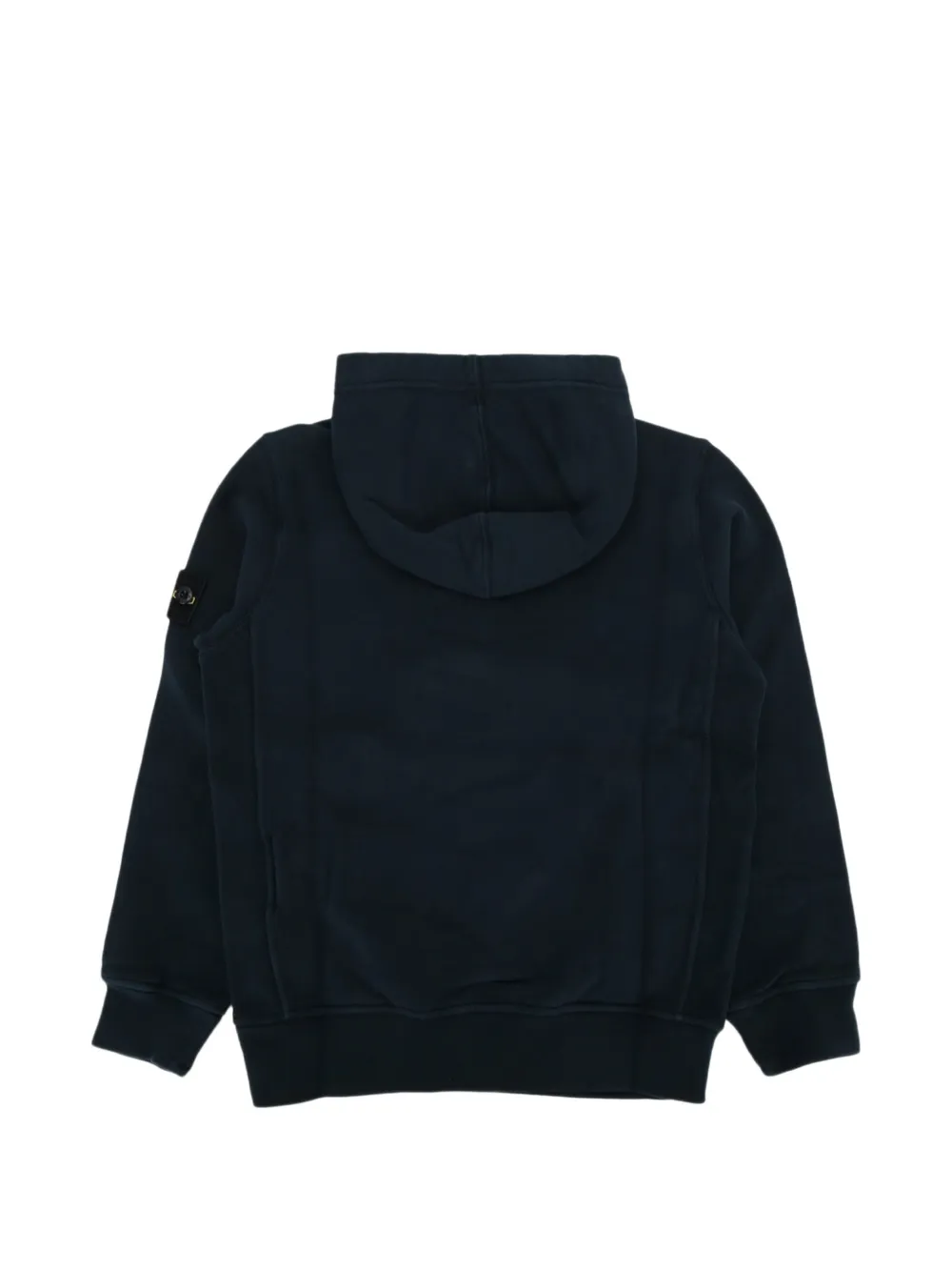 Stone Island Junior Hoodie met patch Blauw