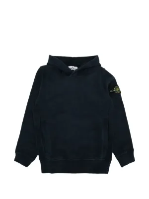 Stone Island Junior ジップアップ パーカー | ブルー | FARFETCH JP