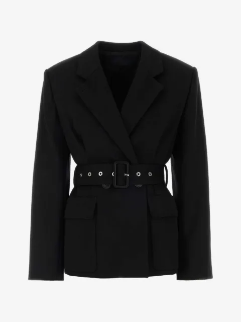 Lanvin belted long-sleeve blazer