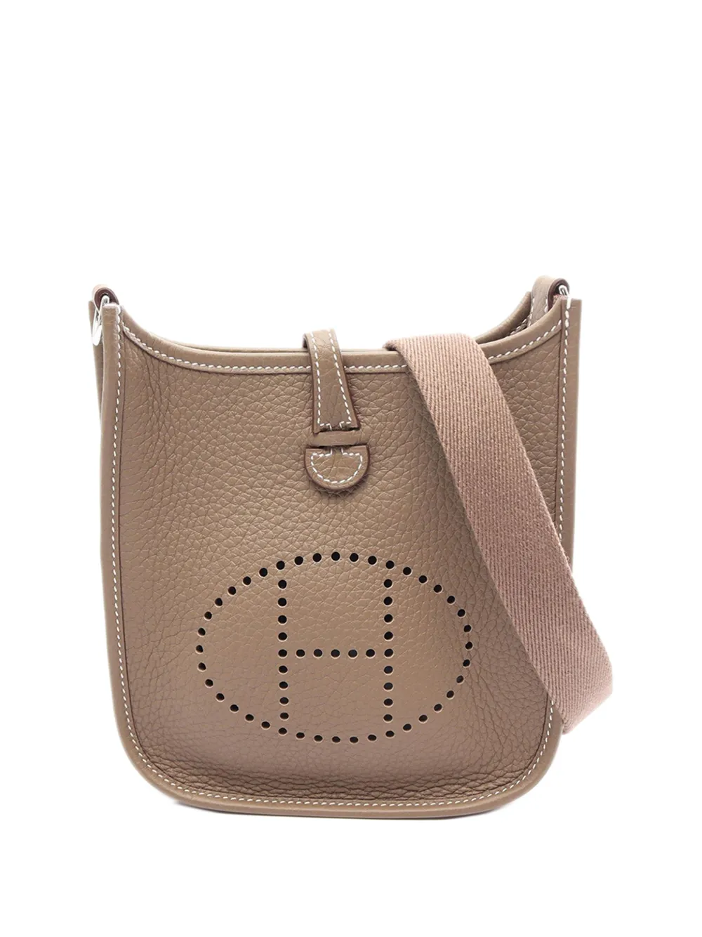 Hermès Pre-Owned 2025 Clemence Evelyne 16 Amazone crossbody bag - Braun