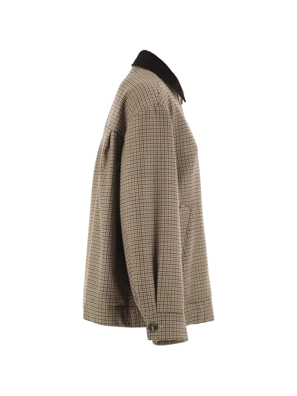 Weekend Max Mara Jack met pied-de-poule print Bruin