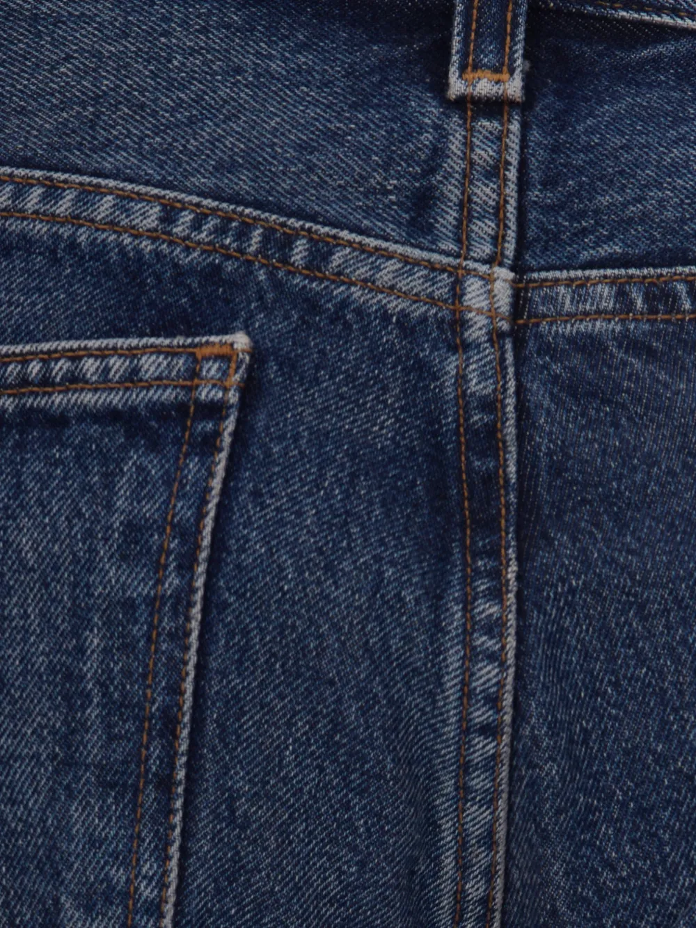 AGOLDE faded-effect flared-leg jeans Blauw