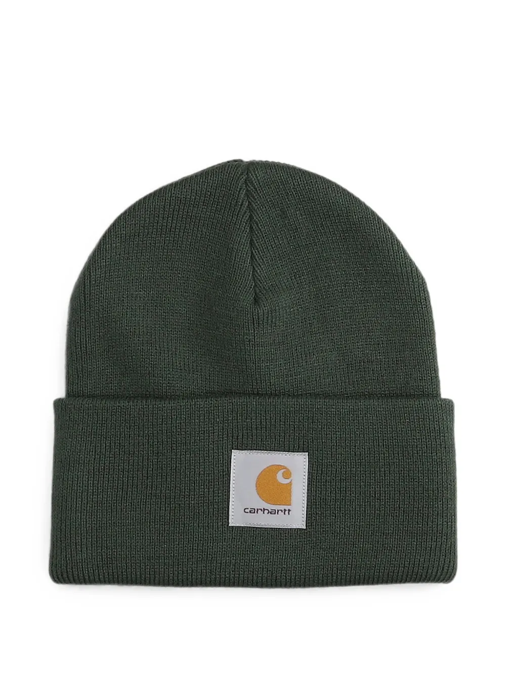 Carhartt WIP Stratus Hat Low logo-patch beanie hat - Verde
