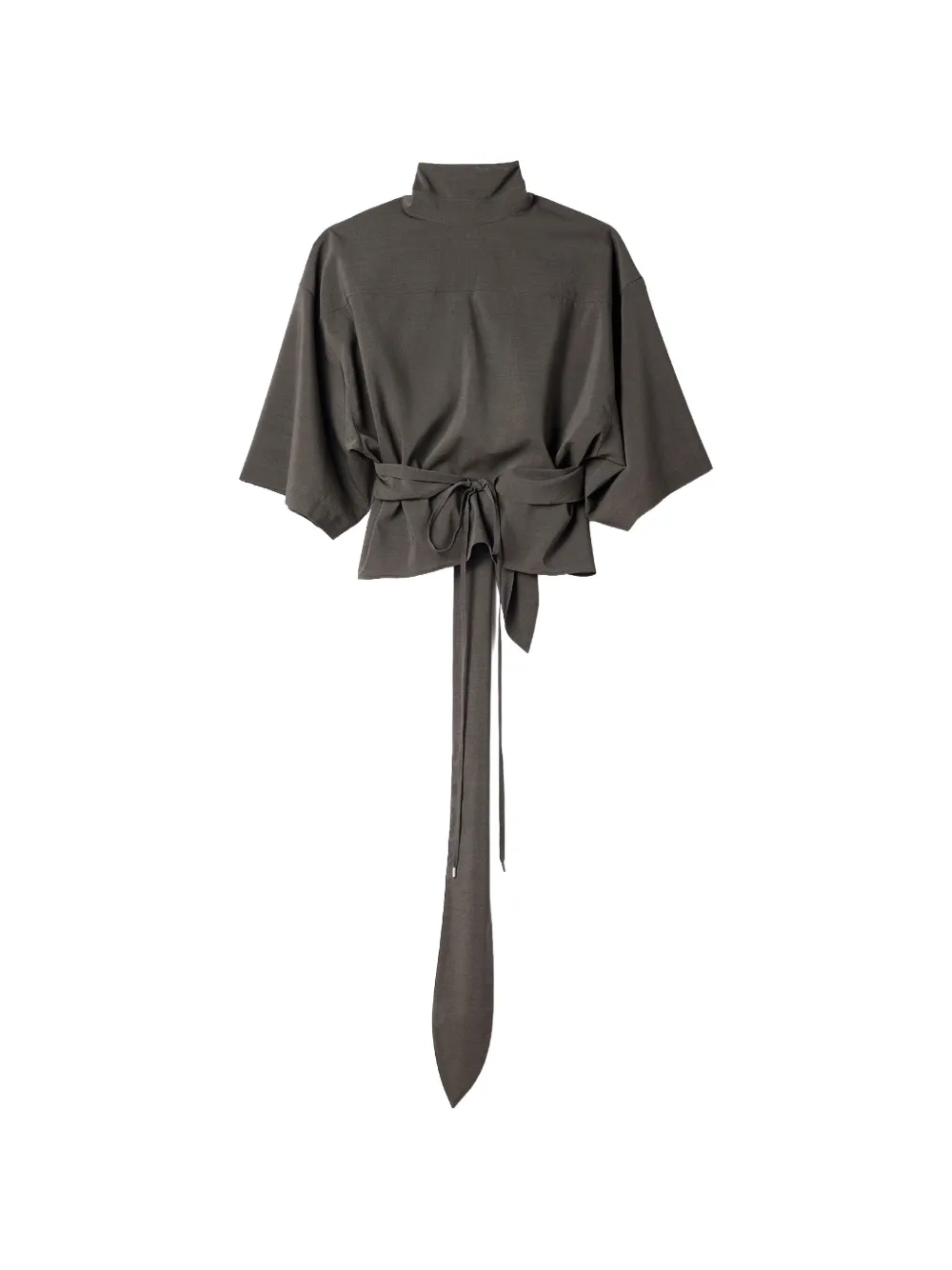 Jacquemus Top The Havana a collo alto - Grigio