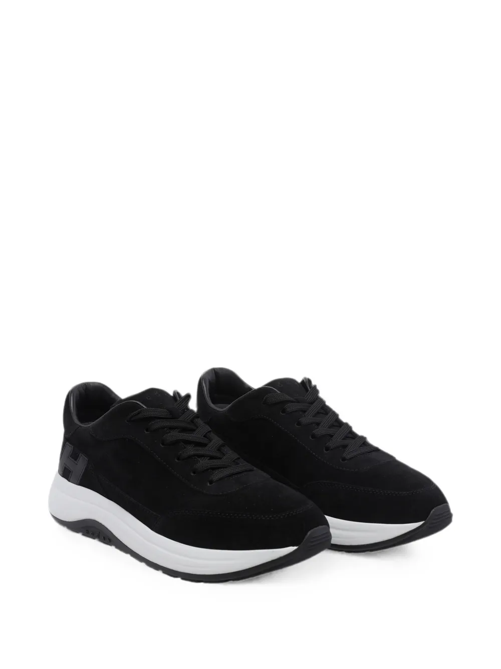 Hogan Hi-light suede sneakers Zwart