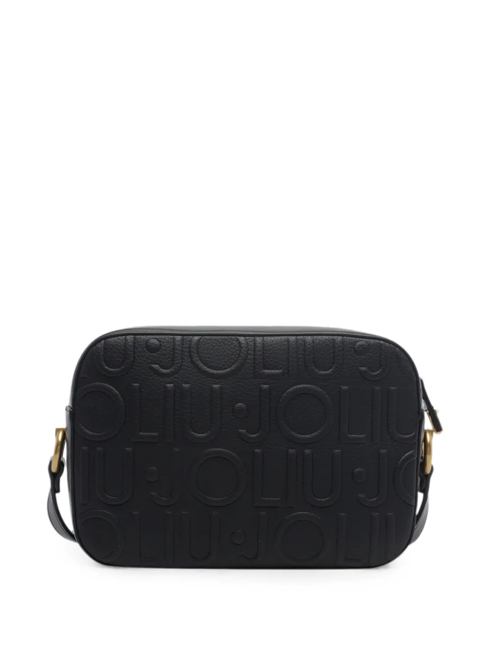 LIU JO Medium crossbodytas met logo-reliëf Zwart