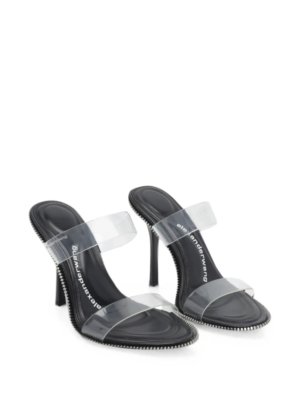 Alexander Wang Nova double-strap sandals Zwart