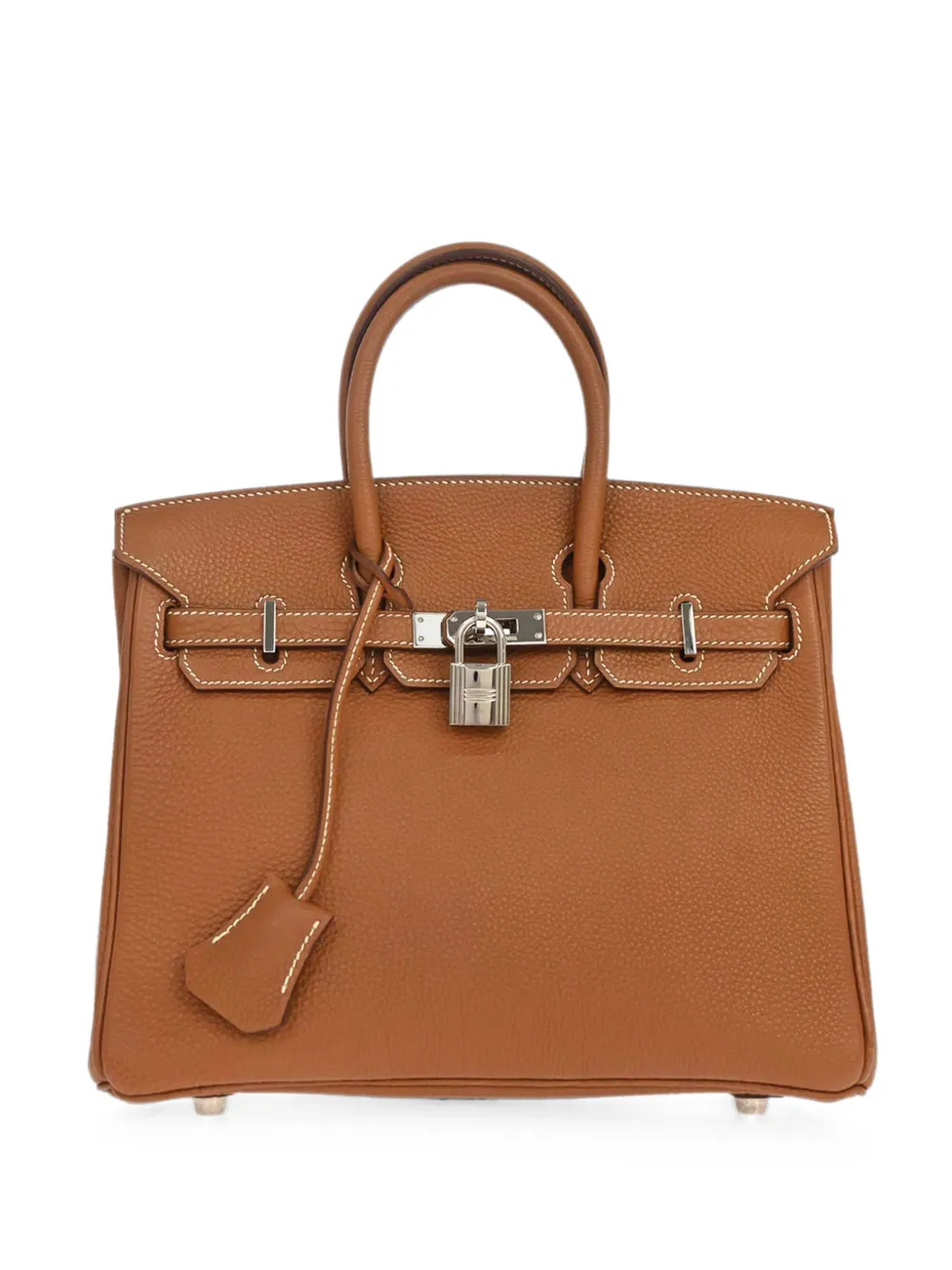 Pre-owned Hermes 2004 Birkin 25 Tote Bag In Brown