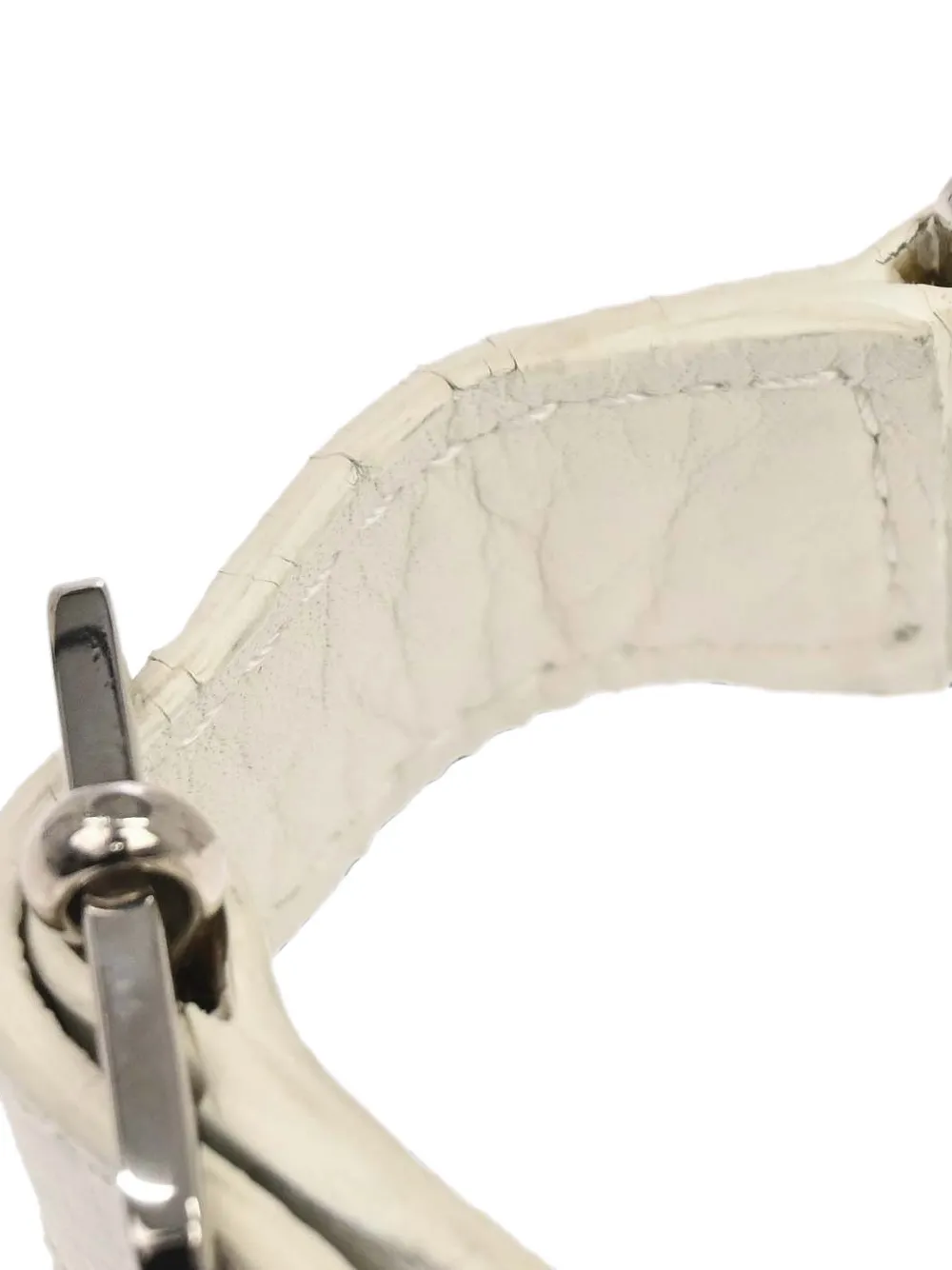 Dior Pre-owned 2004 D-ring Shoulder Bag in White, view 3