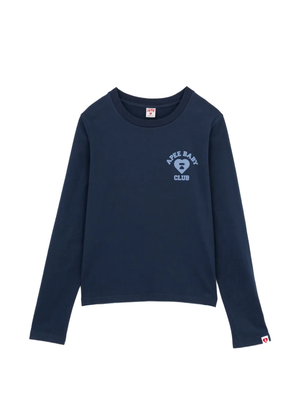 APEE™ by *A BATHING APE® Apee Baby Club mini heart logo T-shirt · S