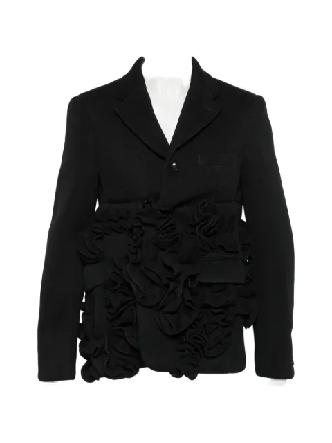Comme des Garçons Homme Plus ruffled blazer