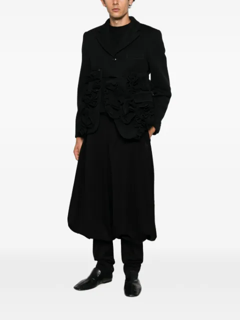 Comme des Garçons Homme Plus ruffled blazer
