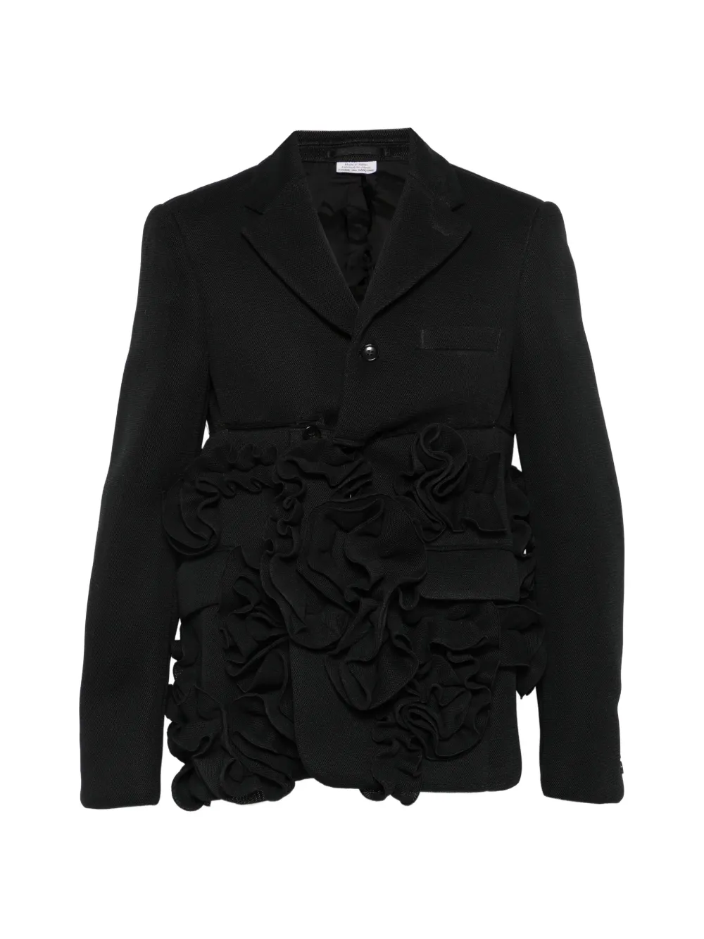 Comme des Garçons Homme Plus ruffled blazer