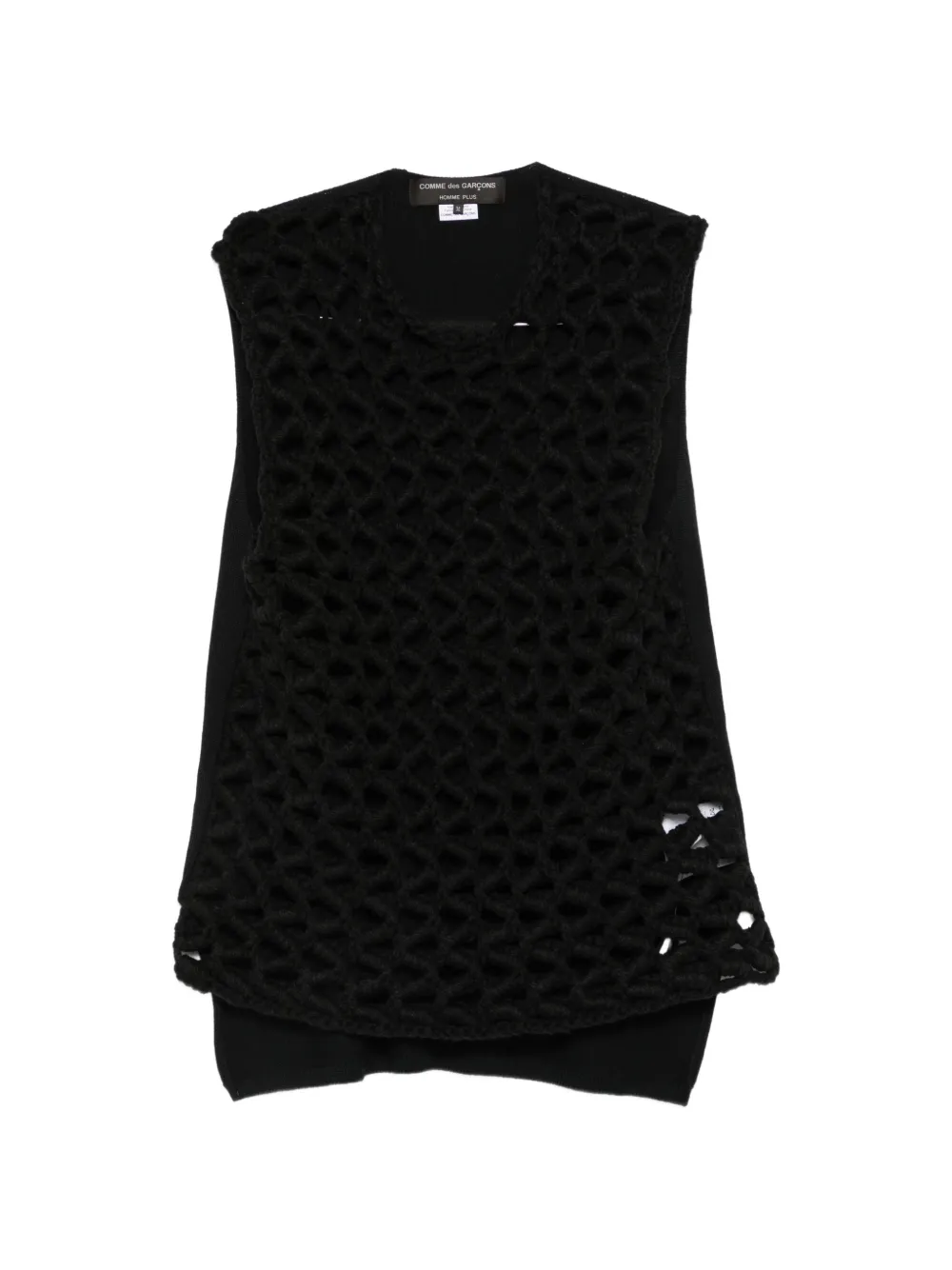 Comme des Garçons Homme Plus crew-neck vest