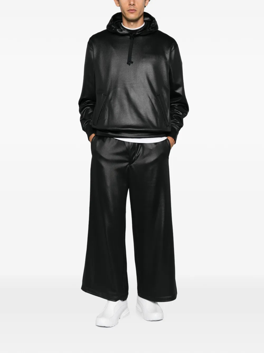 Comme des Garçons Homme Plus Broek met ronde hals Zwart