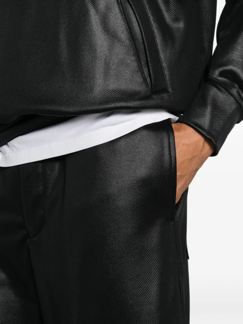 Comme des Garçons Homme Plus Broek met ronde hals Zwart
