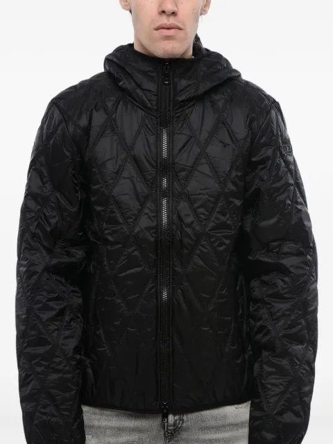 Diesel quilted hooded jacket