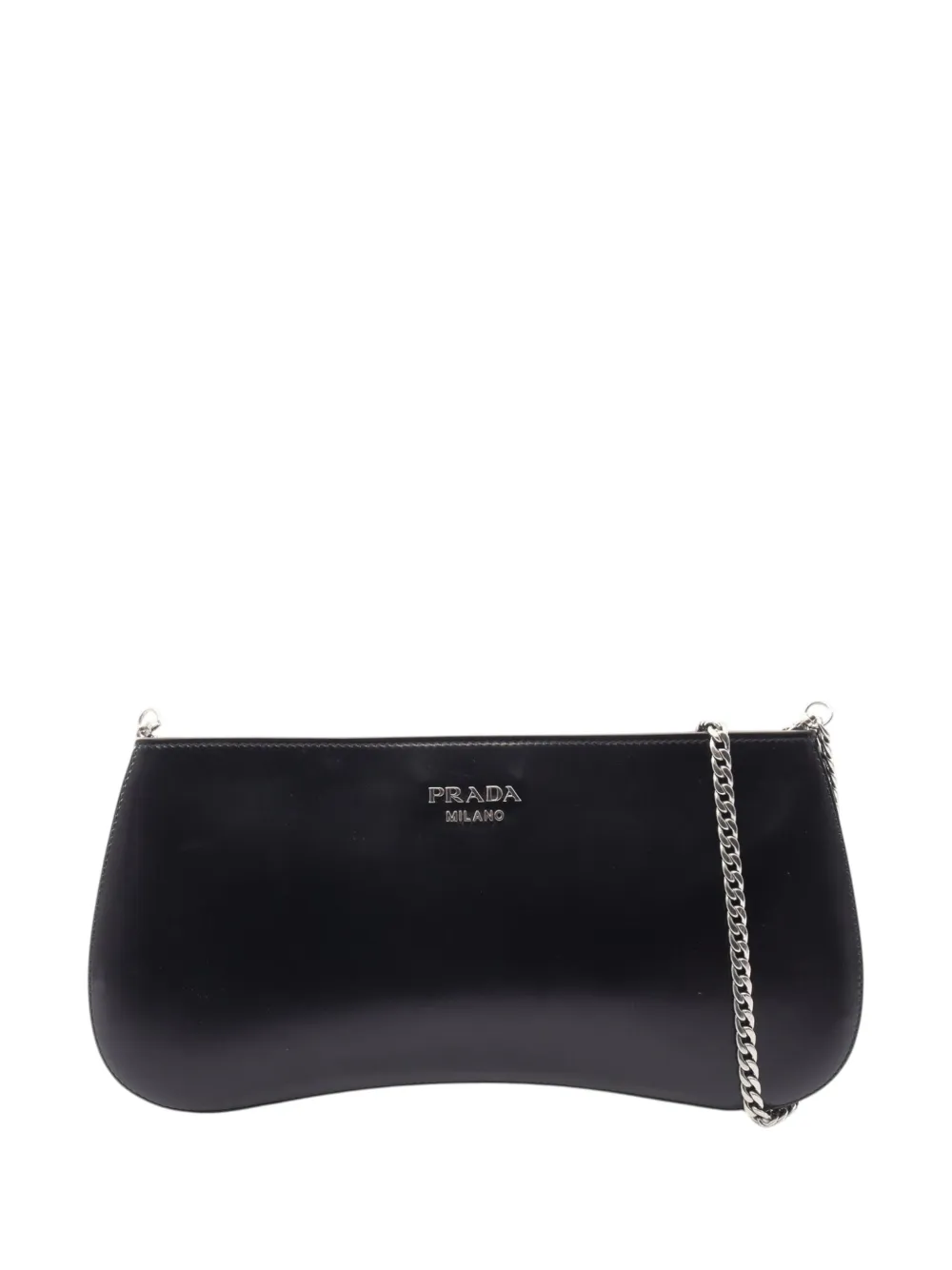 Prada Pre-Owned 2018-2019 Spazzolato Sidonie Chain crossbody bag - Schwarz