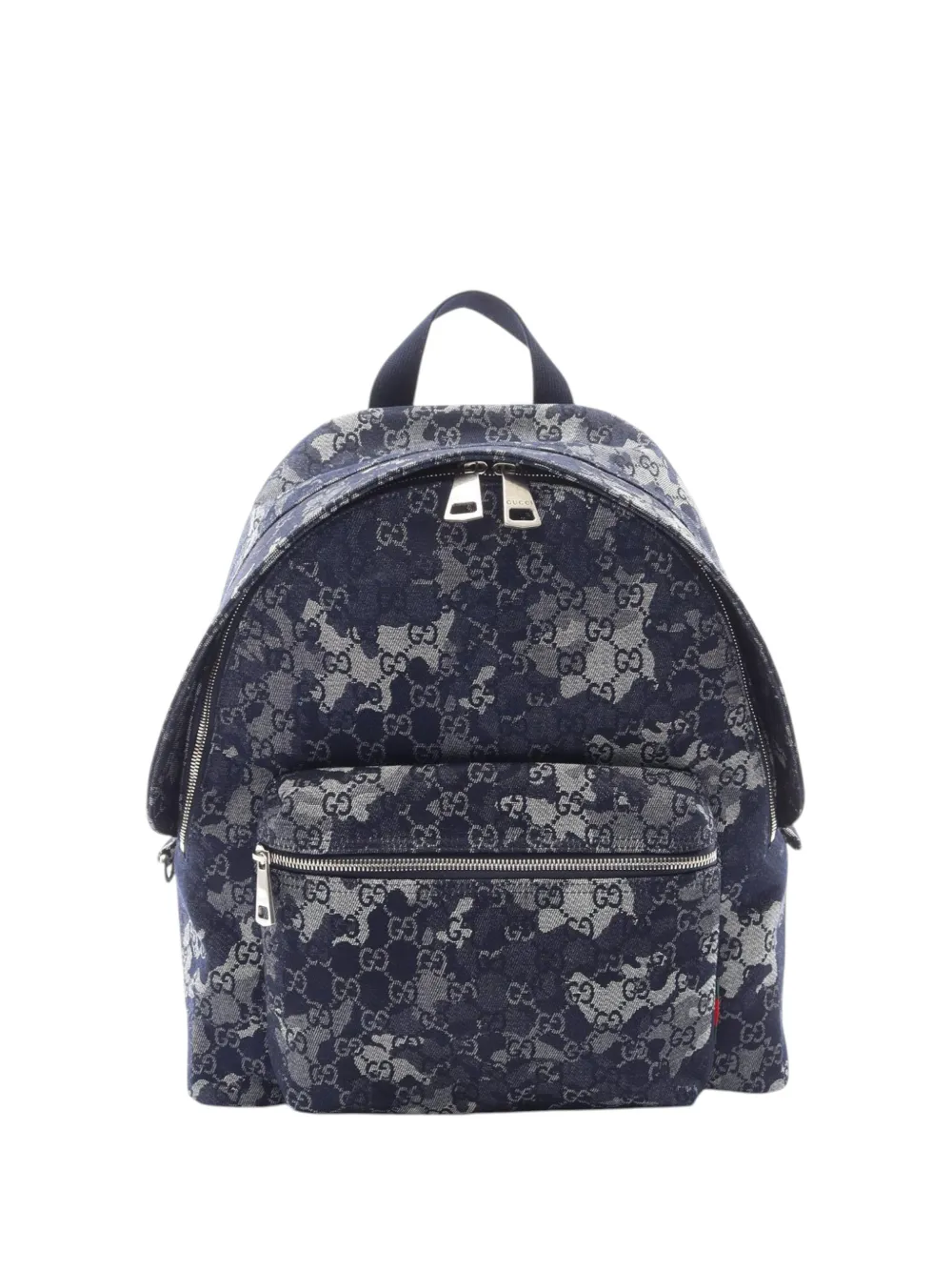 Gucci Pre-Owned 2016-2026 GG Denim backpack - Blu