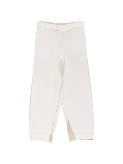MM6 Maison Margiela Kids logo printed side-slit track pants