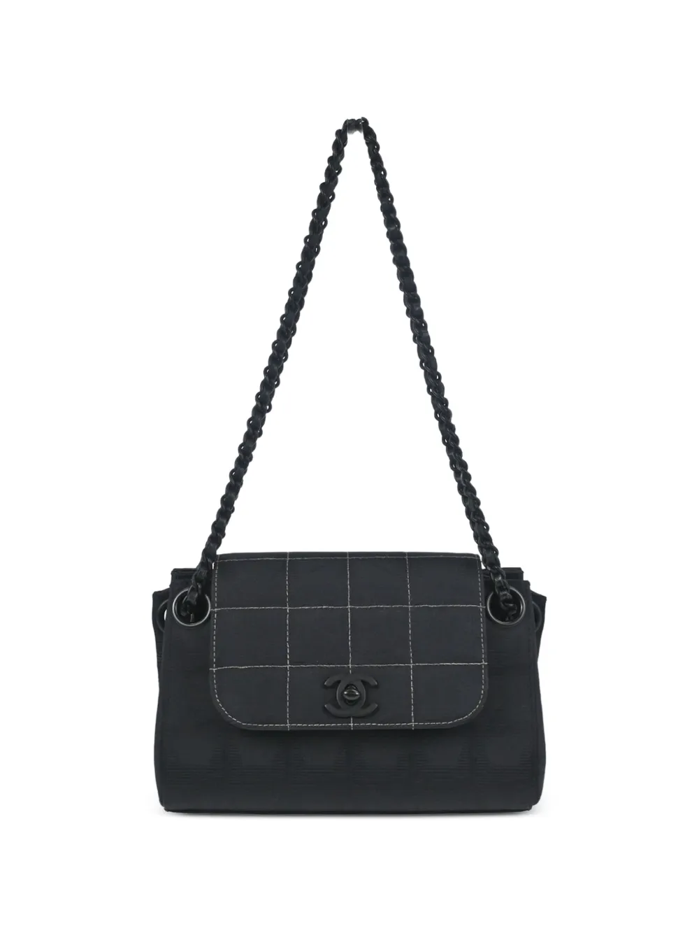 CHANEL Pre-Owned 2002 Travel Line Choco Bar shoulder bag - Nero