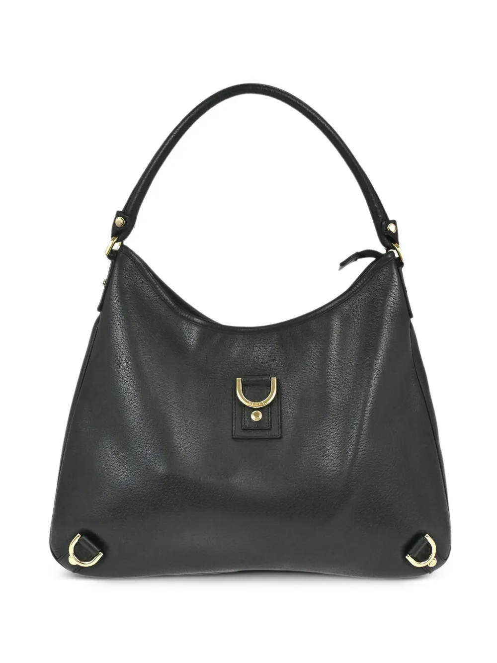 Gucci Pre-Owned 1990-2000s Abbey Beuteltasche mit D-Ring - Schwarz
