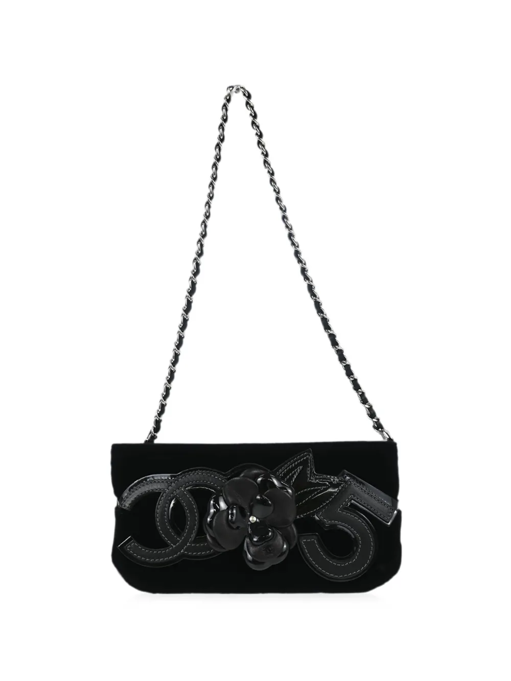 CHANEL Pre-Owned 2006 Camellia No.5 CC shoulder bag - Black