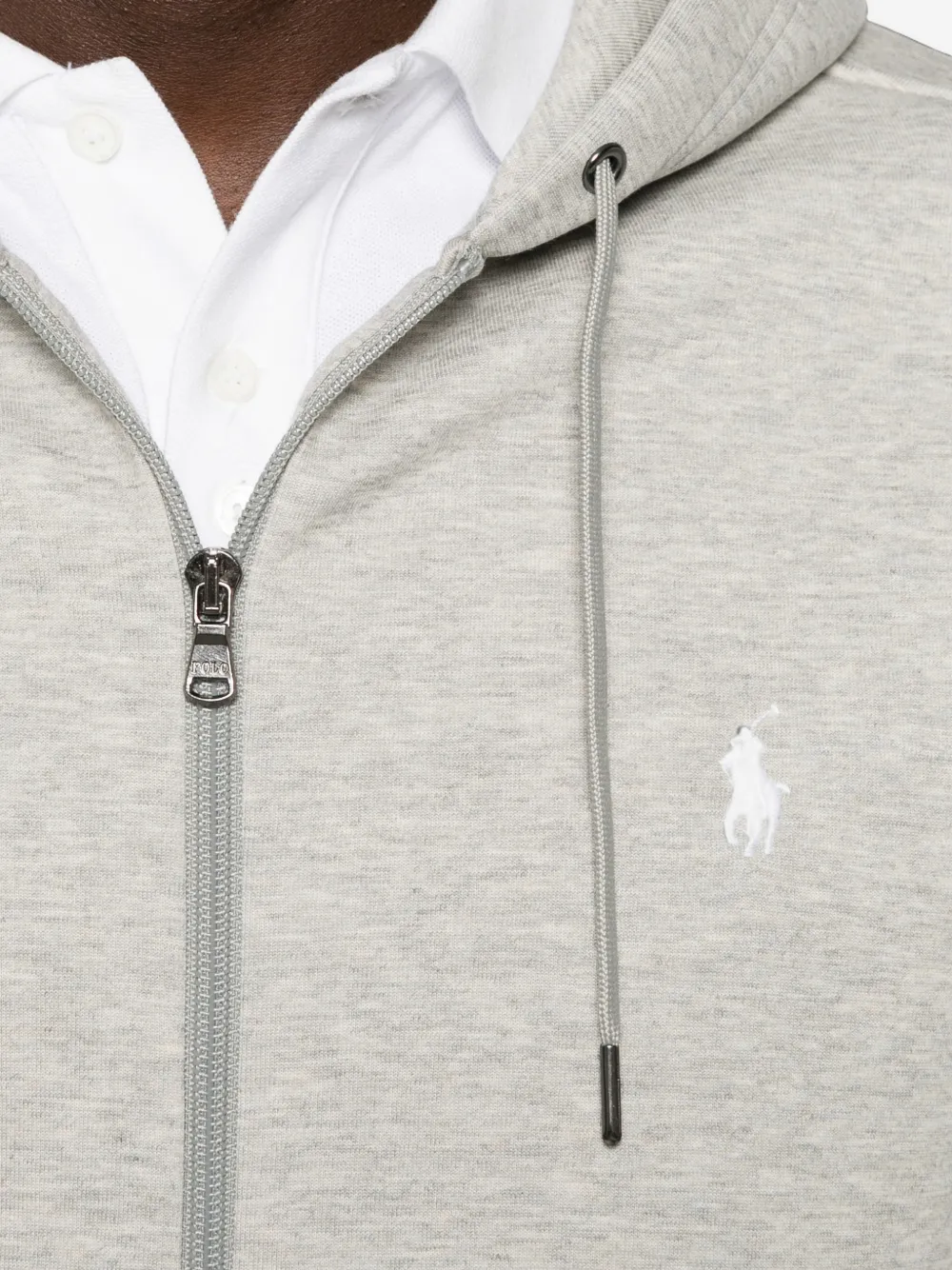 Polo Ralph Lauren Hoodie met geborduurd logo Grijs