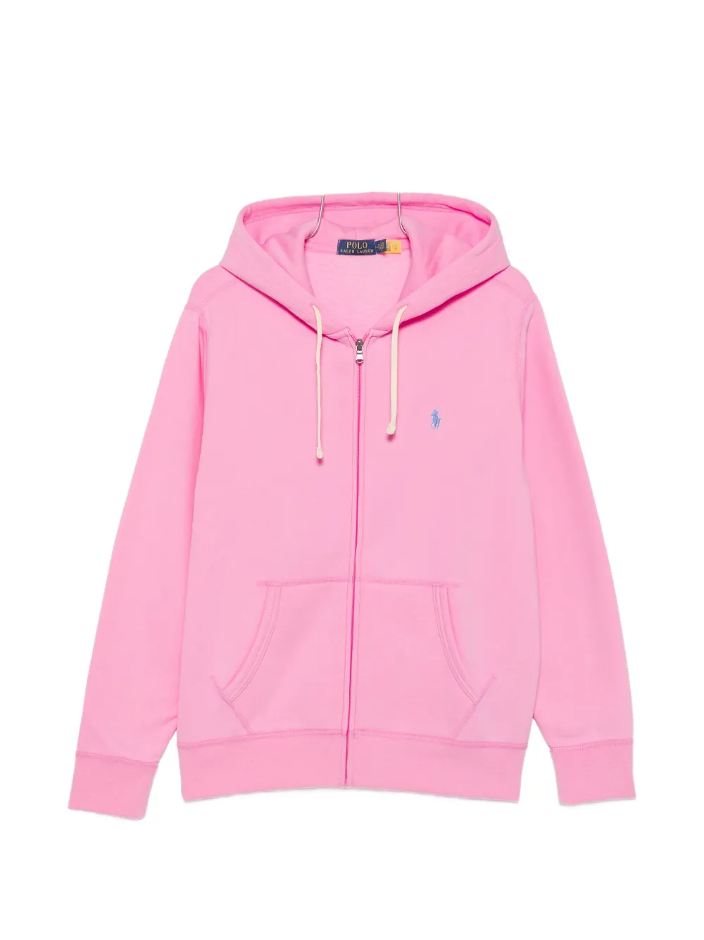 Polo Ralph Lauren logo-embroidered zip-up hoodie - Rosa