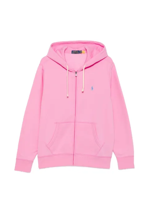 Polo Ralph Lauren logo-embroidered zip-up hoodie