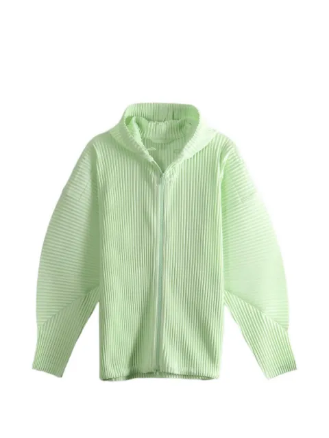 Homme Plissé Issey Miyake pleated hooded jacket