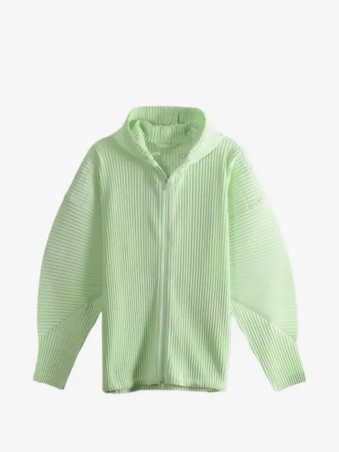 Homme Plissé Issey Miyake chaqueta plisada con capucha
