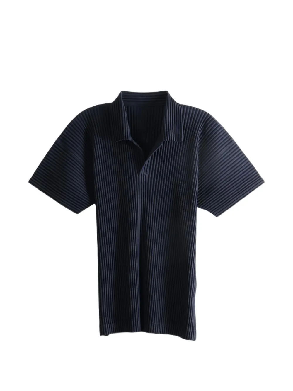 Homme Plissé Issey Miyake pleated T-shirt - Blu
