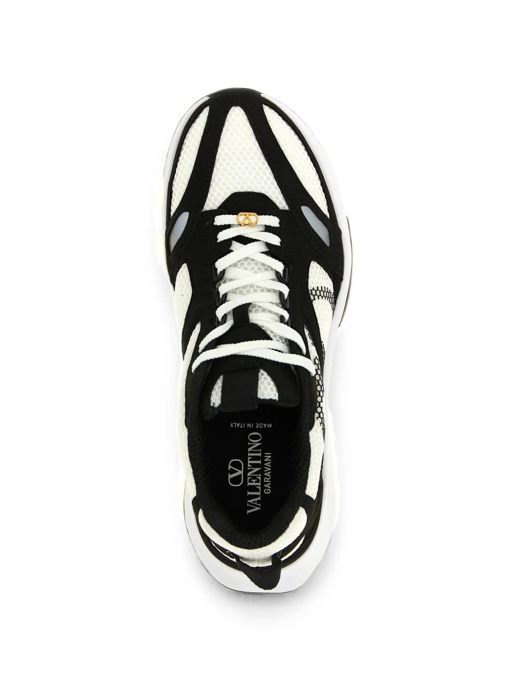 Valentino Garavani Demivee VLogo Signature mesh sneakers Zwart