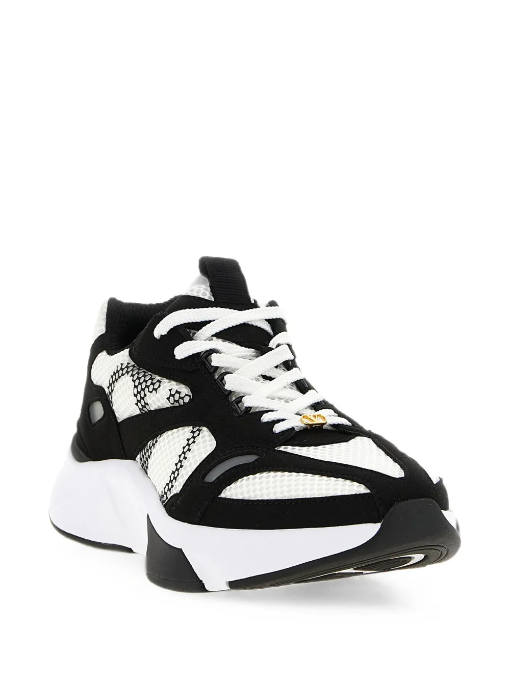 Valentino Garavani Demivee VLogo Signature mesh sneakers Zwart