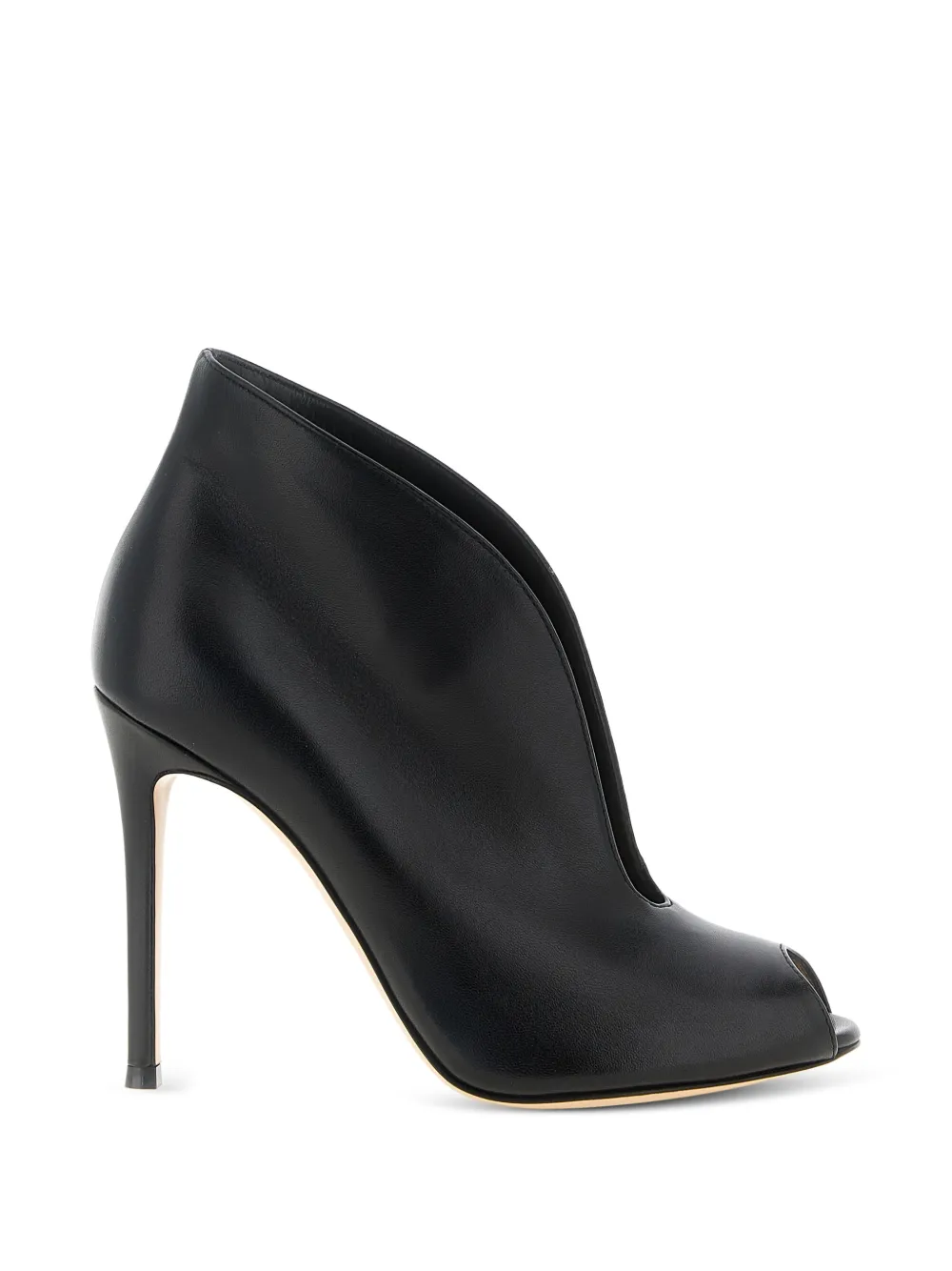 Gianvito Rossi Vamp peep-toe heeled pumps - Nero