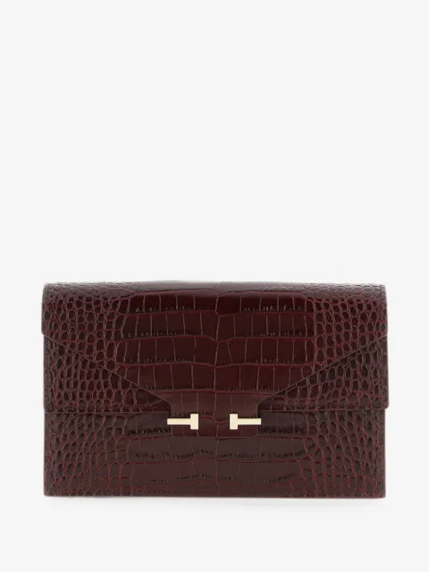 TOM FORD bolso de mano Aube con efecto de piel de cocodrilo