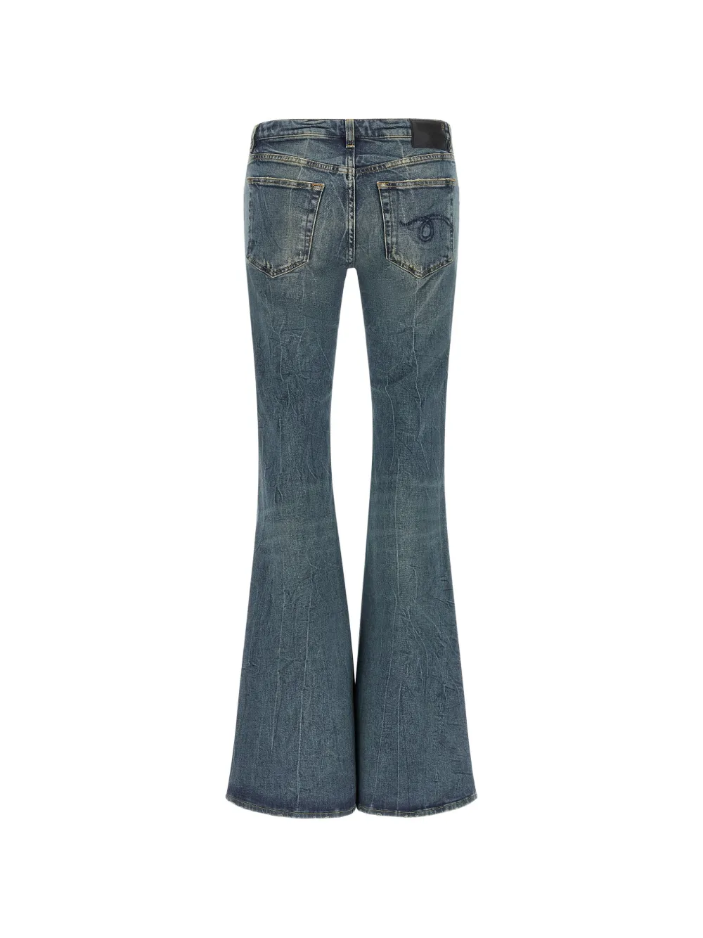 R13 Overflow Boy Flare jeans Blauw