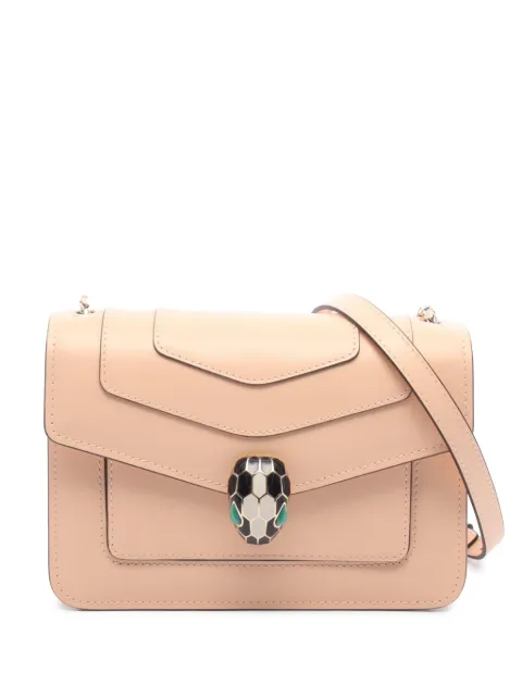Bvlgari Pre-Owned 2010-2026 Small Leather Square Serpenti Forever Chain crossbody bag