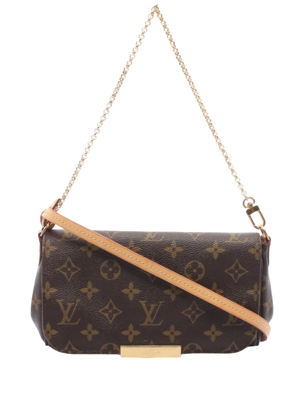 Louis Vuitton Pre-Owned 2016 Monogram Favorite PM satchel - Brown