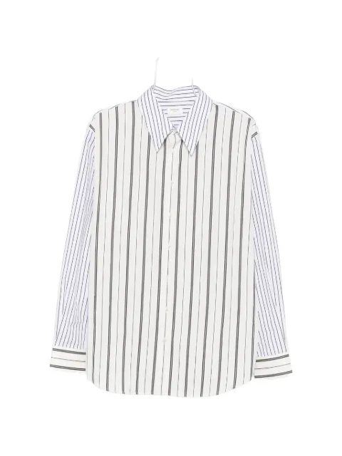 Saint Laurent vertical-stripe long-sleeve shirt