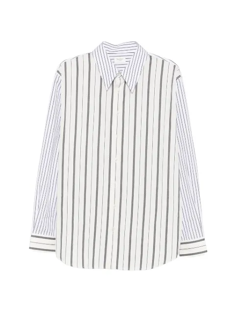 Saint Laurent vertical-stripe long-sleeve shirt