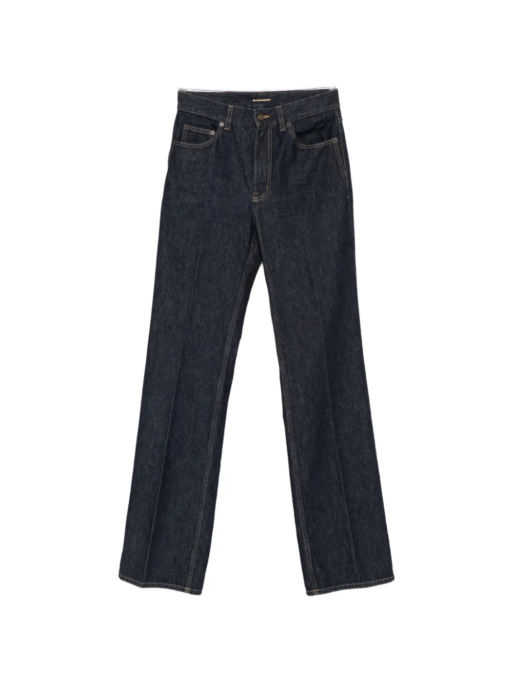 Saint Laurent belt-loop buttoned jeans - Blu