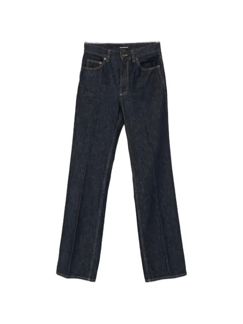 Saint Laurent jeans med knapper og bæltestropper