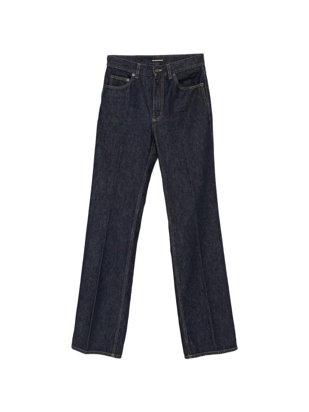 Saint Laurent belt-loop buttoned jeans - Blau