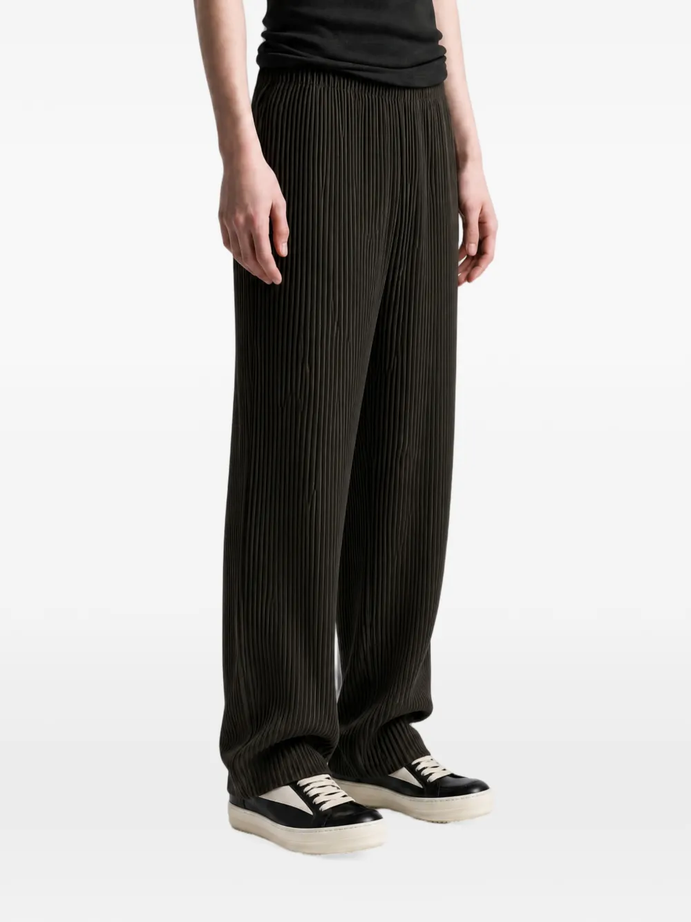 Homme Plissé Issey Miyake Straight plooibroek Bruin