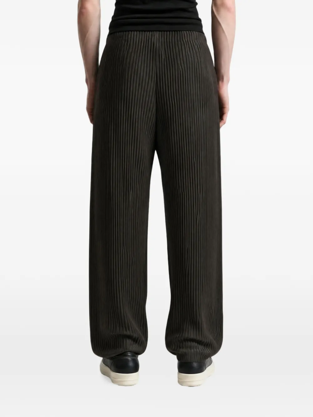 Homme Plissé Issey Miyake Straight plooibroek Bruin